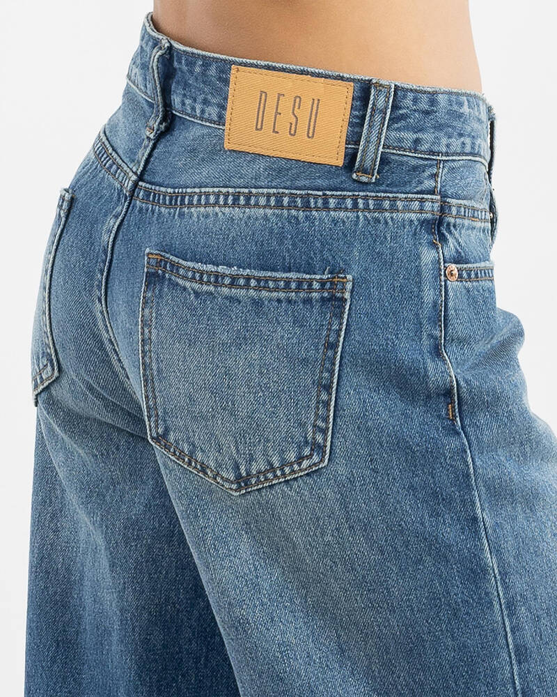 DESU Girls' Soho Wide Leg Jeans for Womens
