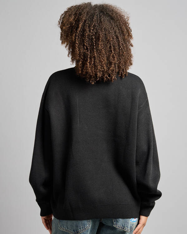 Worship Supplies Cherub Box Fit Crew Knit Sweater for Womens