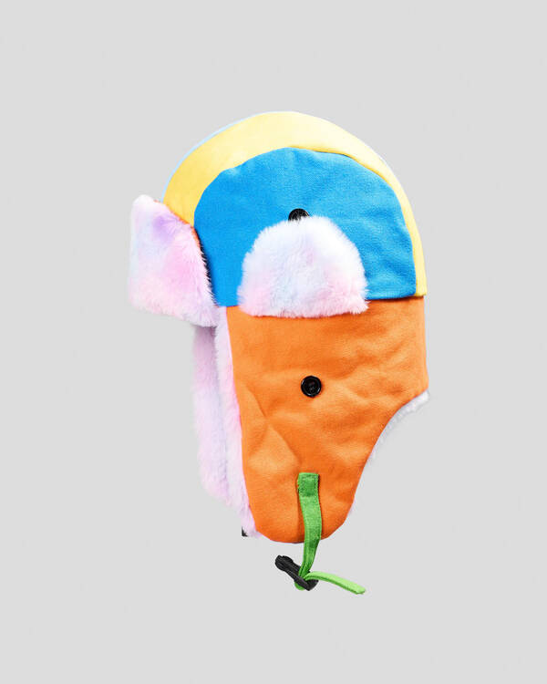Miscellaneous Boys' Rainbow Trapper Hat for Mens