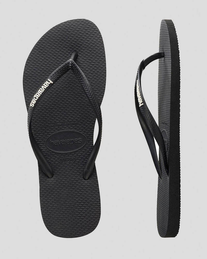Havaianas Slim Logo Thongs for Womens