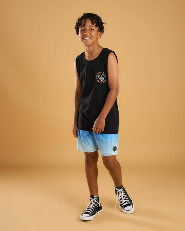 Salty Life Boys' Be Happy Muscle Tank for Mens