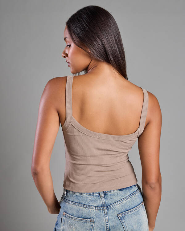 Ava And Ever Ayla Basic Rib Tank Top for Womens