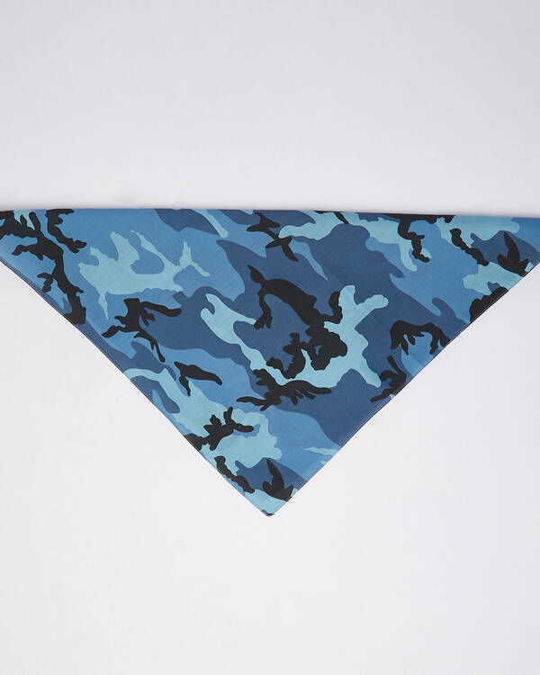 Rothco Sky Blue Camo Bandana for Mens