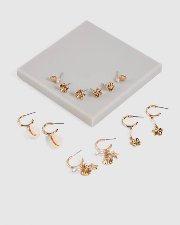 Karyn In LA Kaia Frangipani Earring Pack for Womens