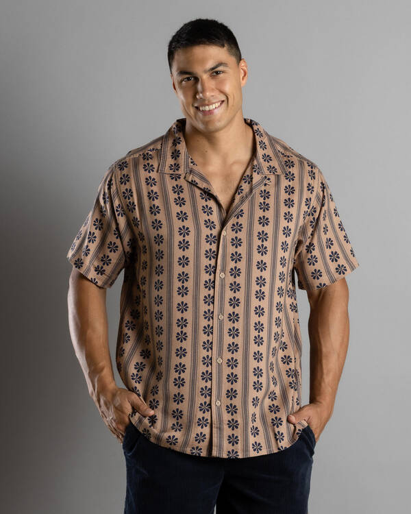 RVCA Daisied Short Sleeve Shirt for Mens