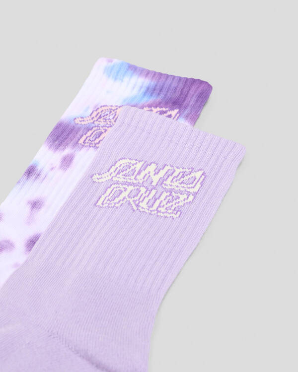 Santa Cruz Scrawl Stack Crew Sock Pack for Womens