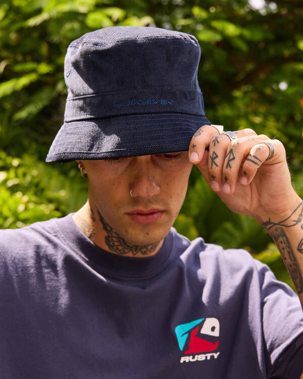 Quiksilver Cord Bucket Hat for Mens