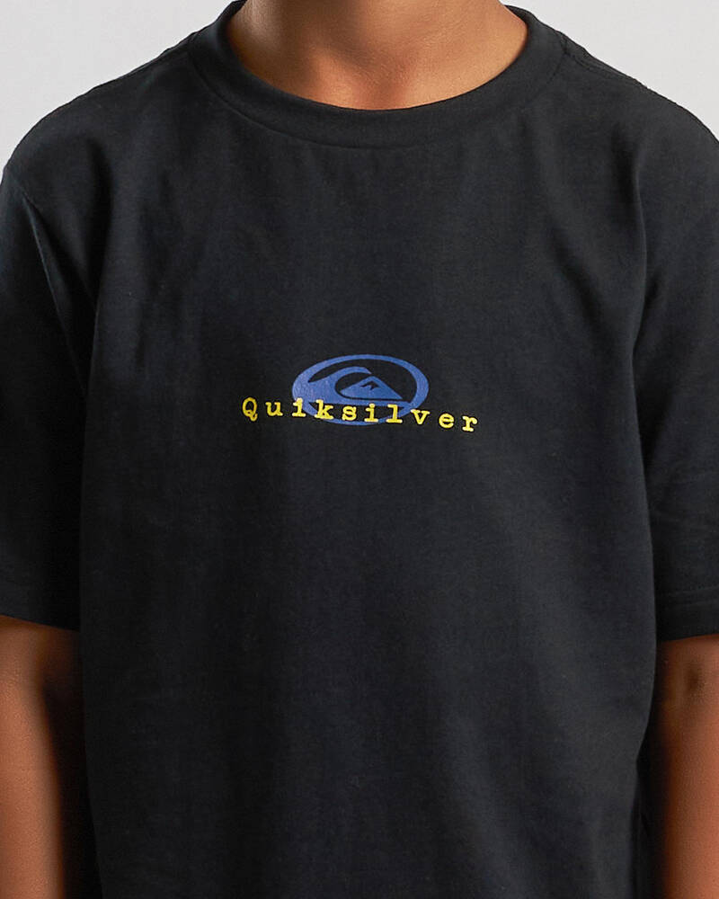 Quiksilver Boys' Thermal Logo T-Shirt for Mens