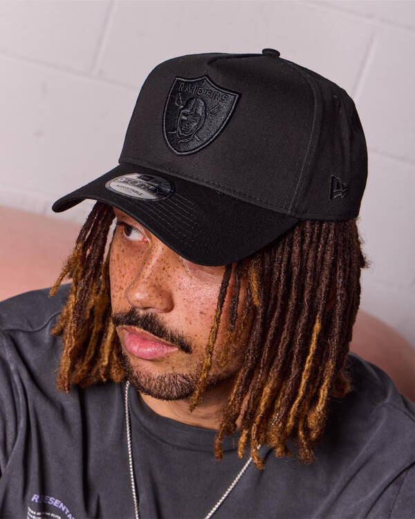 New Era Raiders 9Forty A-Frame Snapback Cap for Mens