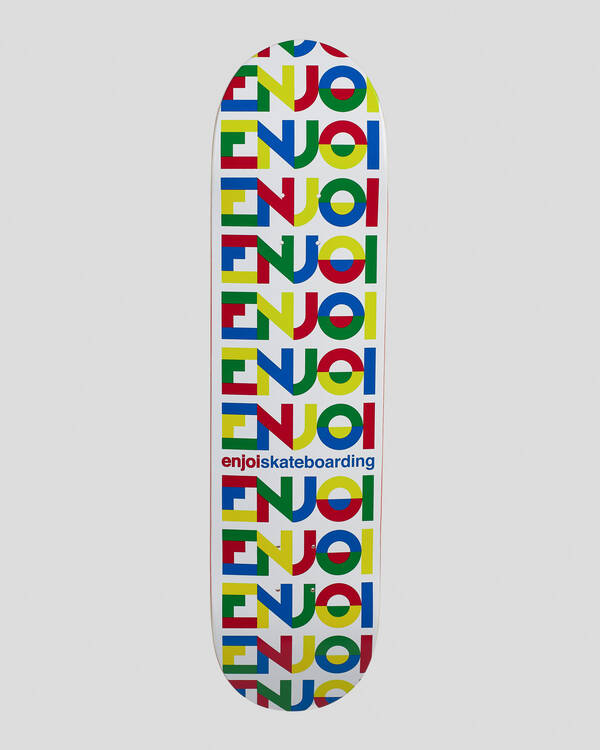 Enjoi All Caps Skateboard Deck for Unisex