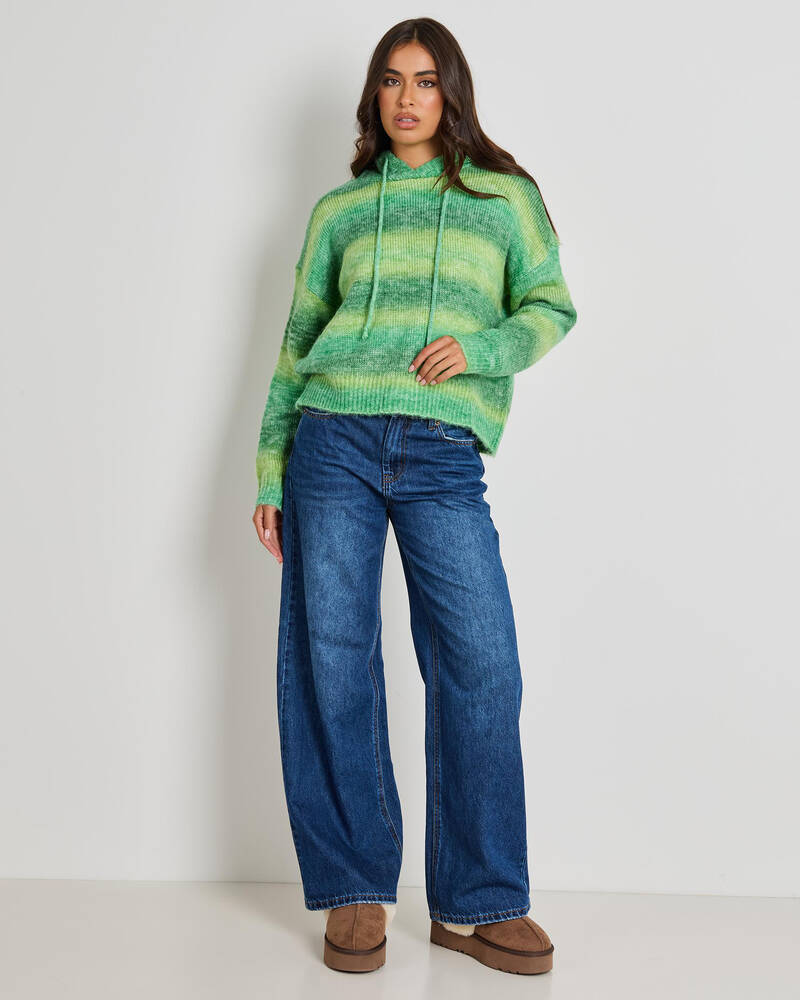Mooloola Miami Hooded Knit Jumper for Womens