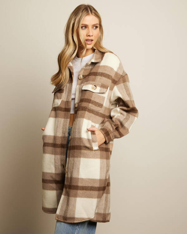 Ava And Ever Hayden Long Shacket for Womens