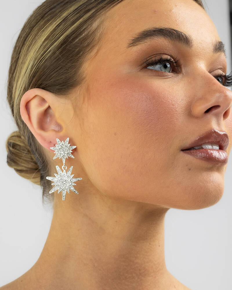 Karyn In LA Starburst Earrings for Womens
