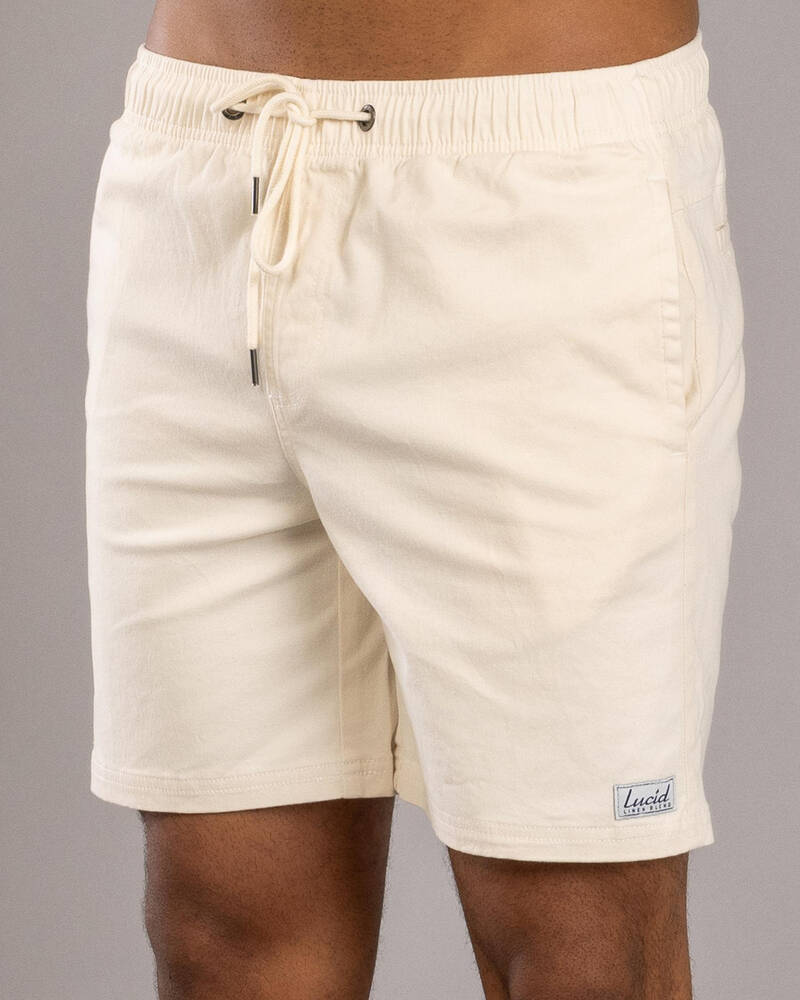 Lucid Urbane Elastic Waist Shorts for Mens