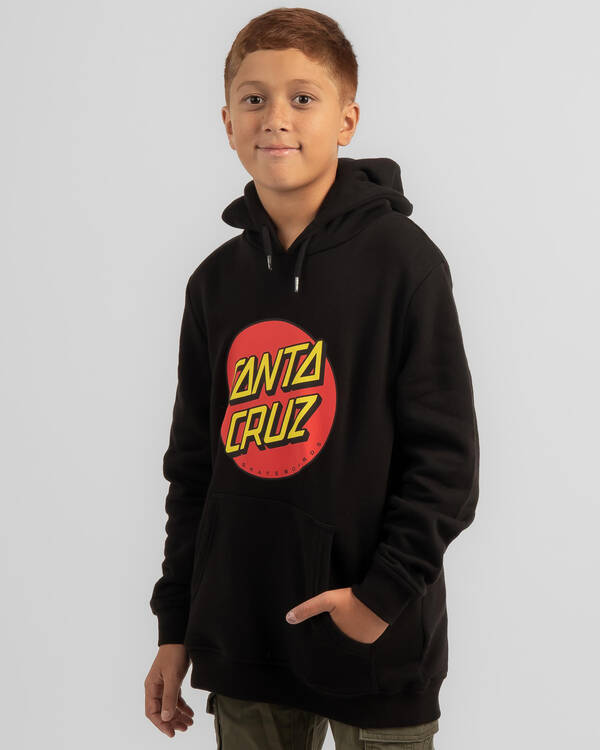 Santa Cruz Boys' Classic Dot Front Hoodie for Mens