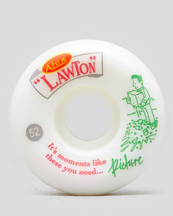 Picture Wheel Company Alex Lawton Moments Pro 52mm Skateboard Wheels for Unisex