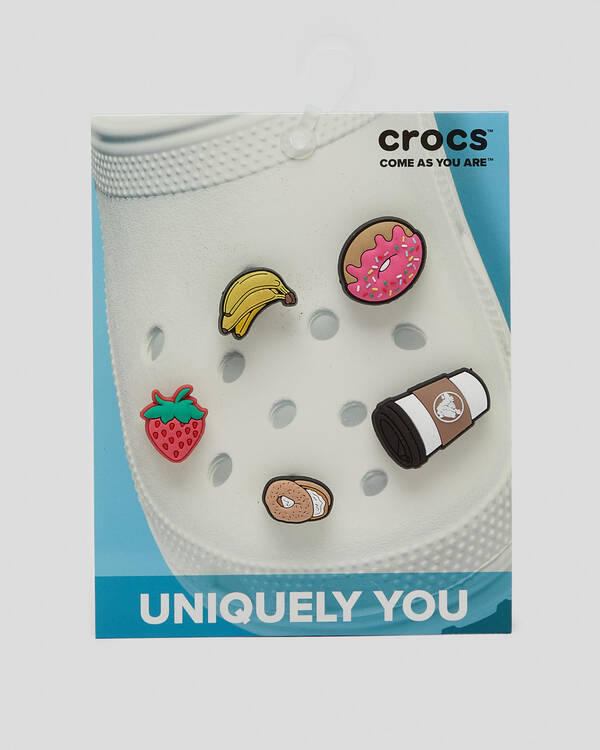 Crocs Breakfast Jibbitz 5 Pack for Unisex