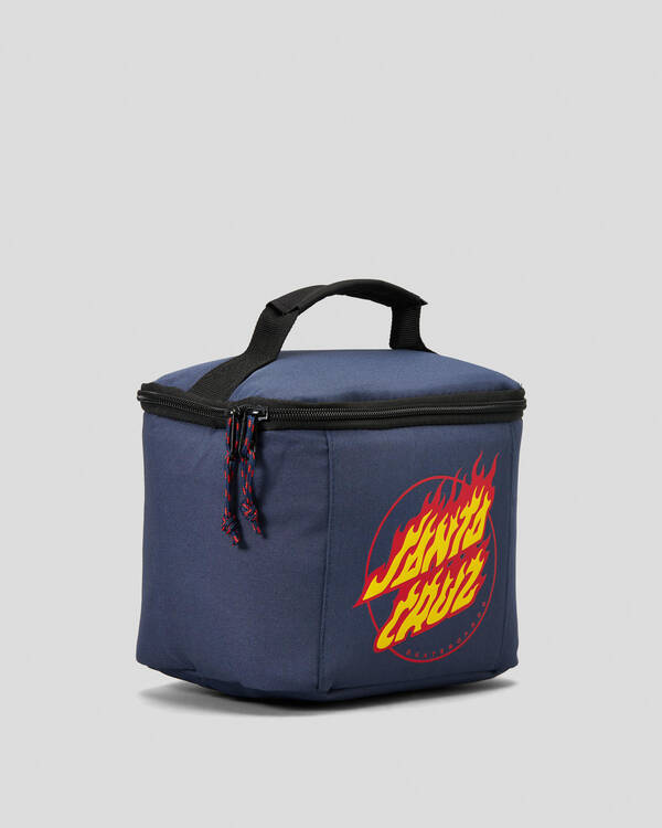 Santa Cruz Flaming Dot Lunch Box for Mens