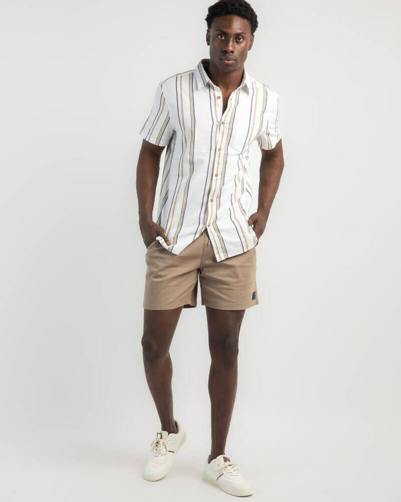 Lucid Lever Elastic Waist Shorts for Mens