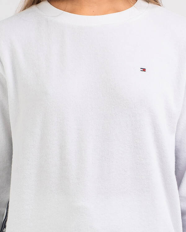 Tommy Hilfiger Authentic Towelling Track Sweatshirt for Womens