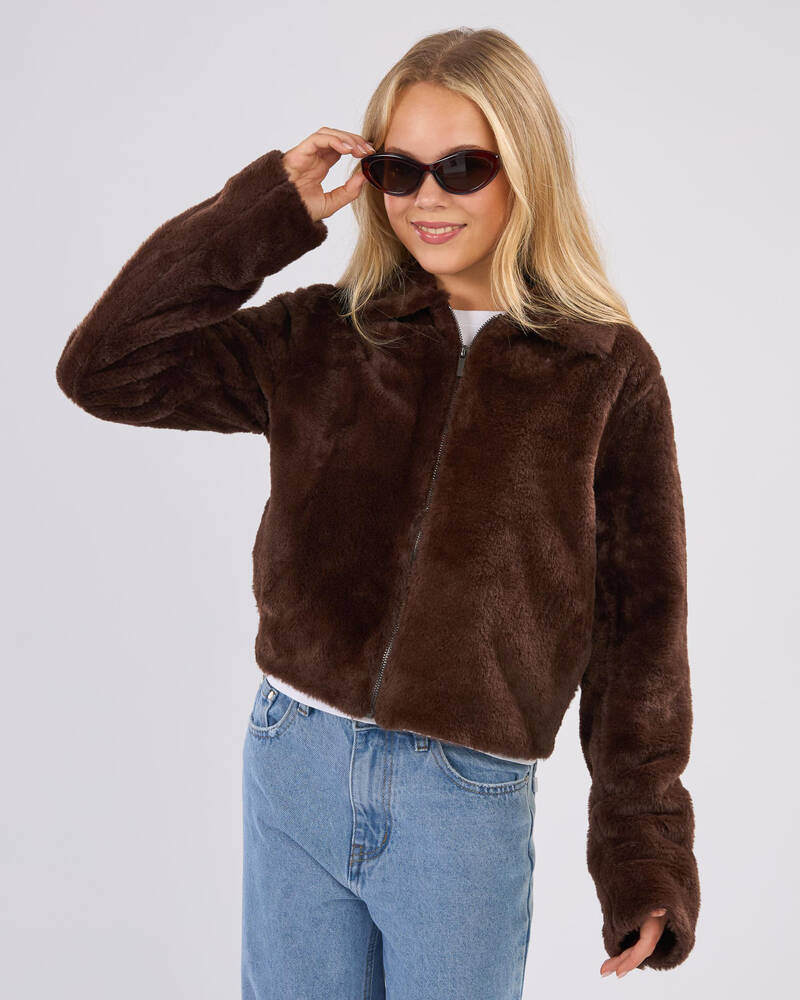 Ava And Ever Girls' Tilly Faux Fur Jacket for Womens