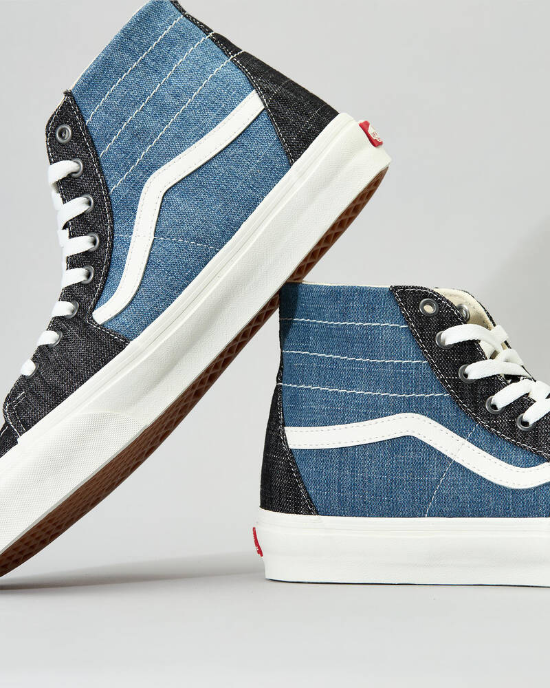 Vans Sk8-Hi Tapered Threaded Denim Shoes for Mens