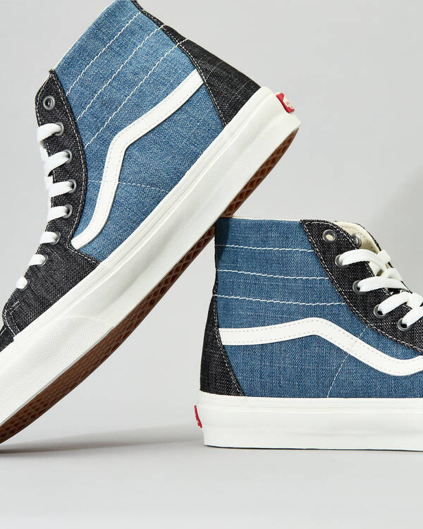 Vans Sk8-Hi Tapered Threaded Denim Shoes for Mens