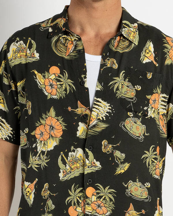 The Mad Hueys Frothin Out Short Sleeve Shirt for Mens
