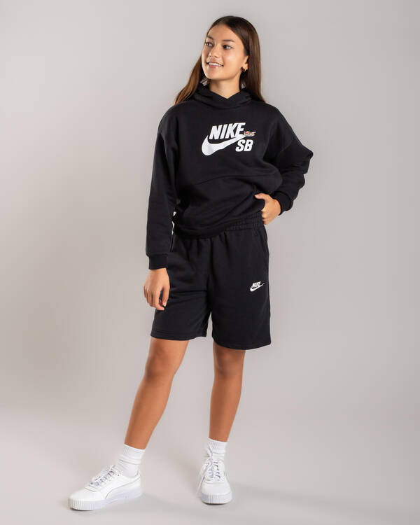 Nike Girls' Icon Fleece Hoodie SB for Womens