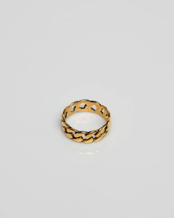 Statement Collective Cuban Link Ring for Mens