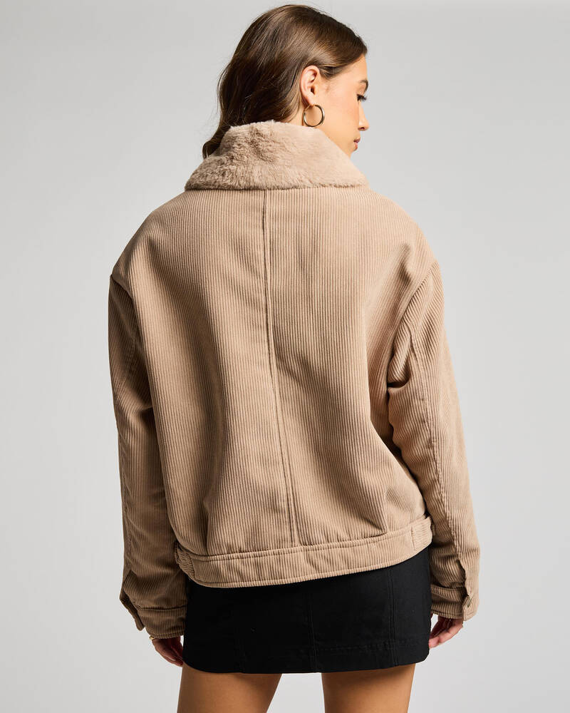 Ava And Ever Wolf Cord Jacket for Womens