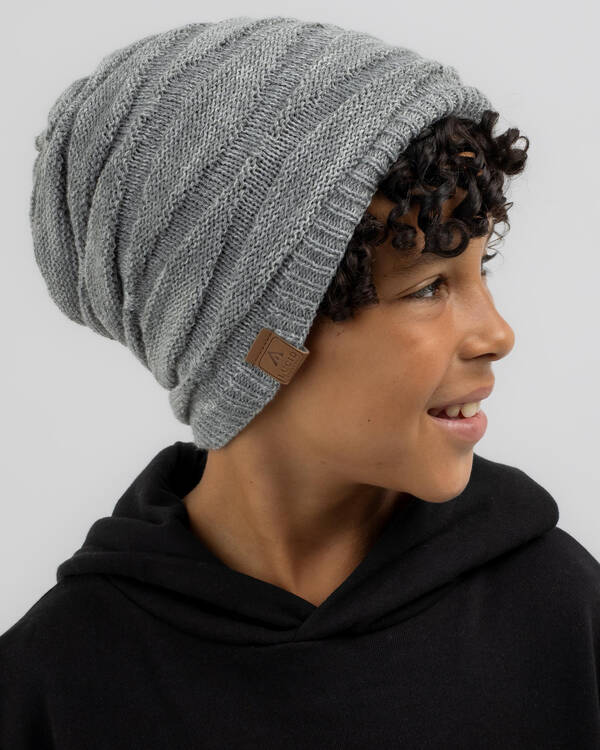 Lucid Boys' Rile Slouch Beanie for Mens