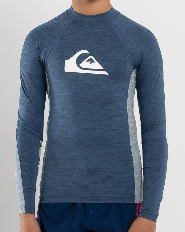 Quiksilver Boys' Everyday UPF50 Comp Long Sleeve Rash Vest for Mens