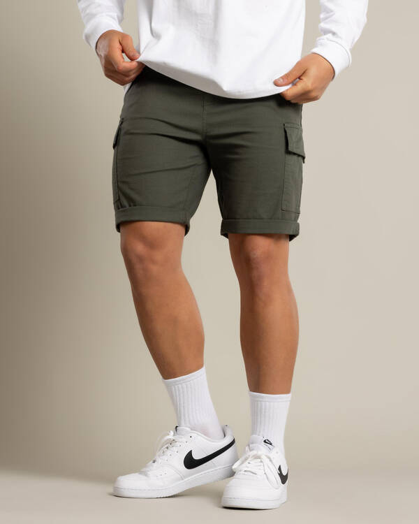 Lucid Shroud Elastic Waist Shorts for Mens