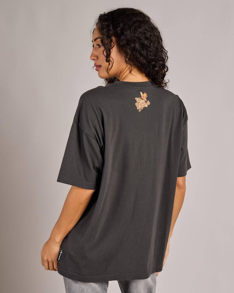 The Mad Hueys Sunflower Anchor T-Shirt for Womens