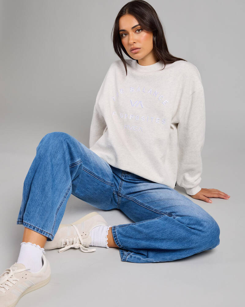 RVCA Bold Vintage Crewneck Sweatshirt for Womens