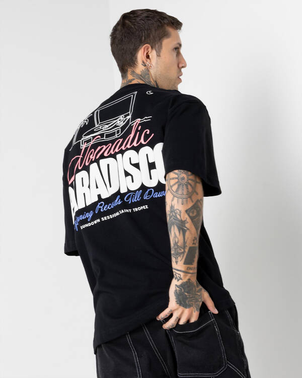 Nomadic Paradise Spinning Street T-Shirt for Mens