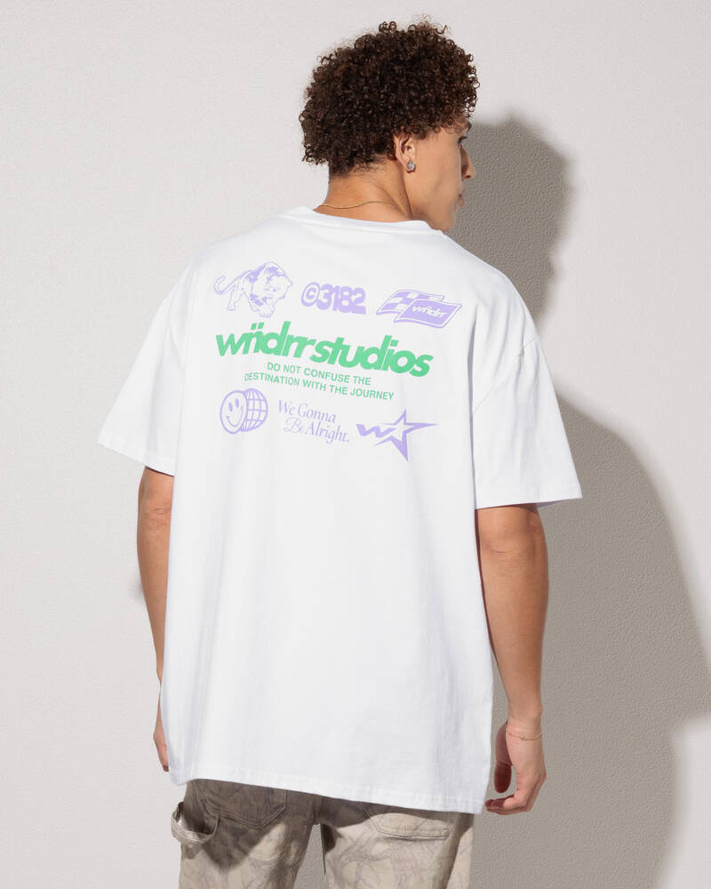 Wndrr Oversteer Box Fit T-Shirt for Mens