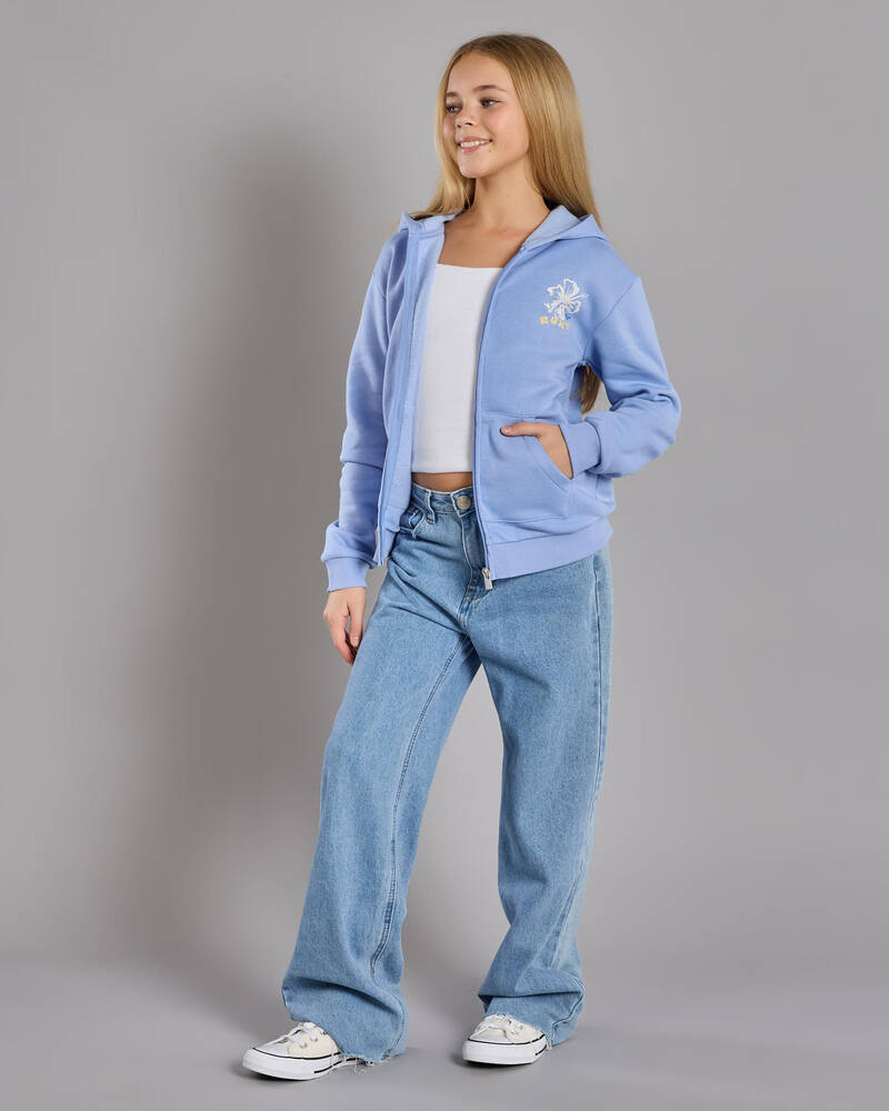 Roxy Girls' Surf Feeling Zipped Hoodie for Womens
