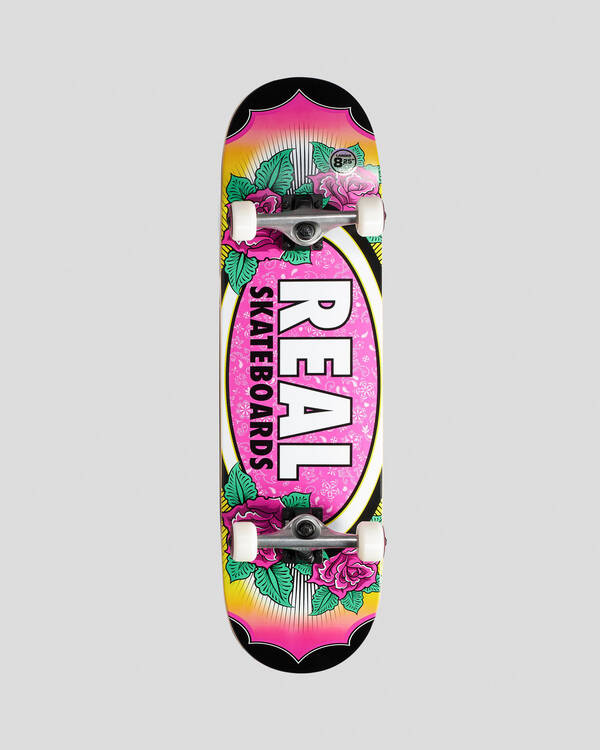 Real Rose Oval 8.25" Complete Skateboard for Unisex