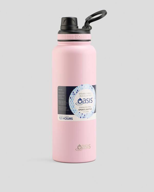 Oasis Stainless Steel 1.1L Challenger Drink Bottle for Unisex
