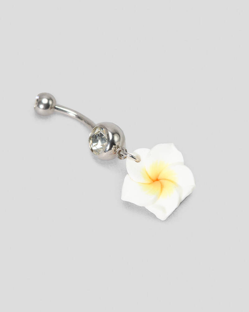 Karyn In LA Frangipani Belly Ring Pack for Womens