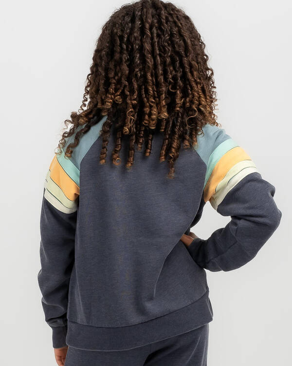 Rip Curl Girls' Surf Revival Raglan Crew Jumper for Womens