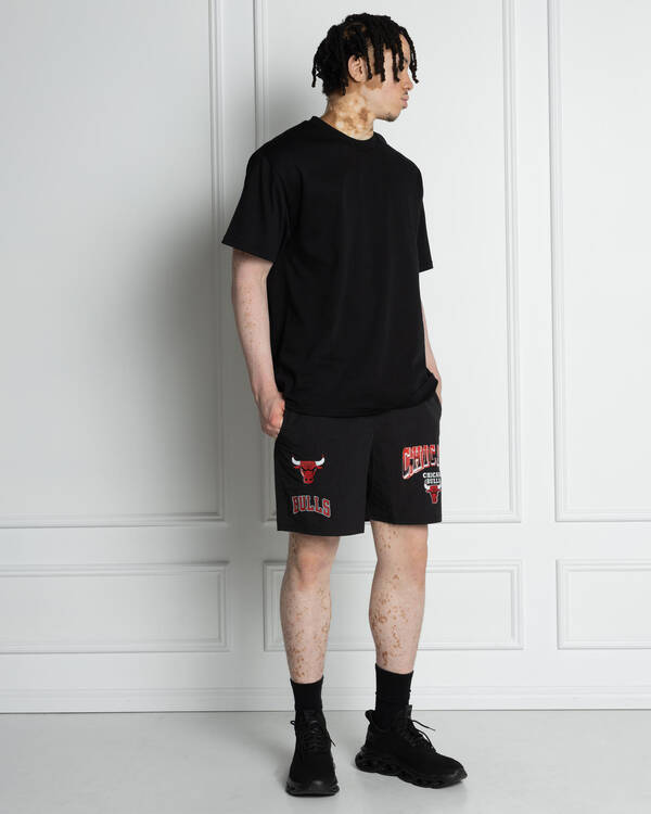 NBA Chicago Bulls Angola Nylon Shorts for Mens