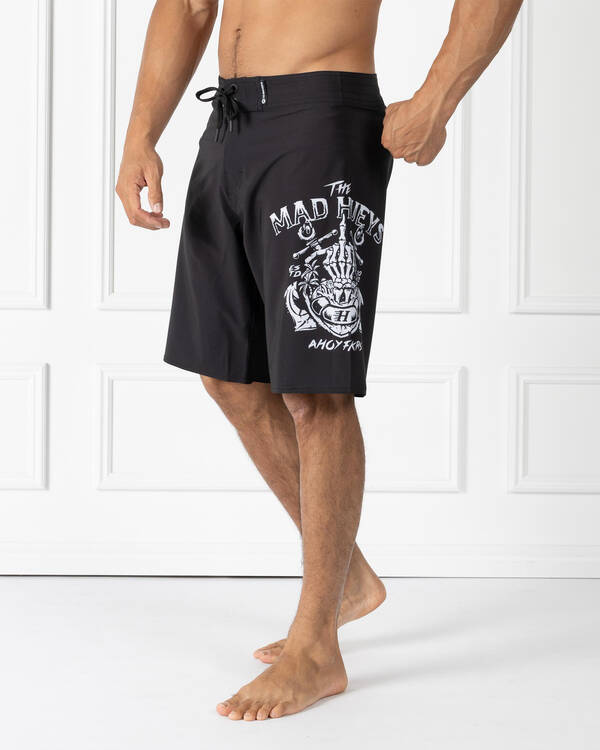 The Mad Hueys Ahoy Fkrs 20" Board Shorts for Mens