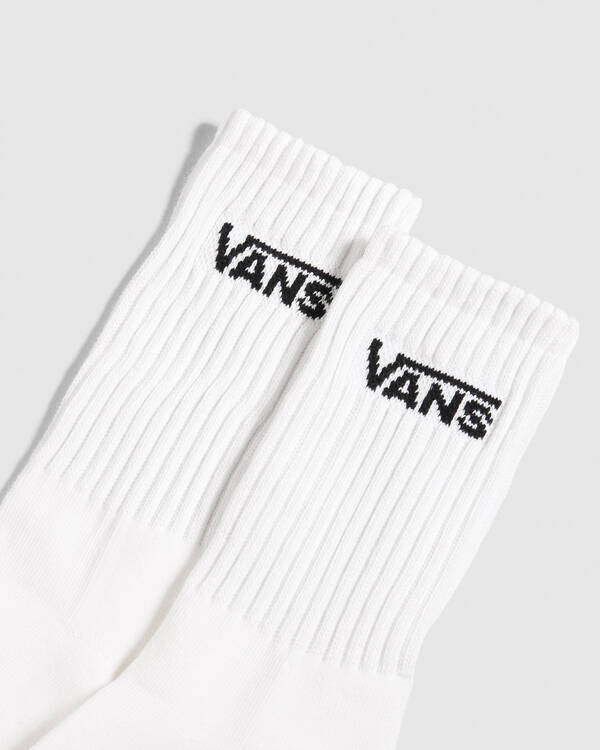 Vans Boys' Classic Crew Socks 3 Pack for Mens