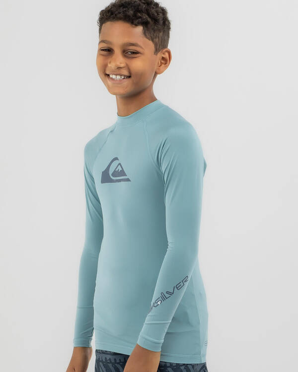 Quiksilver Boys' All Time Long Sleeve Wetshirt for Mens