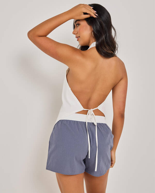 Mint Vanilla Jayda Halter Top for Womens