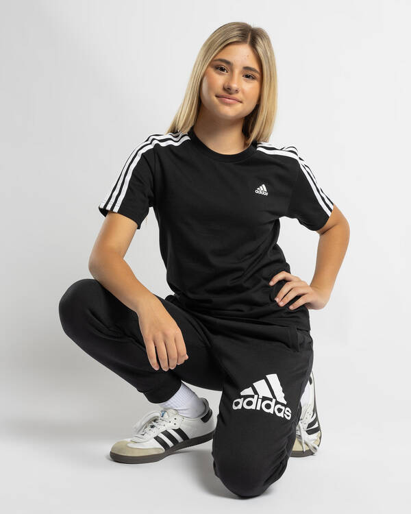 adidas Girls' Big Logo Track Pants for Womens