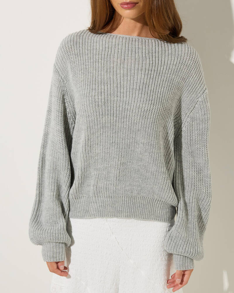 Mooloola Vortex Crew Neck Knit Jumper for Womens